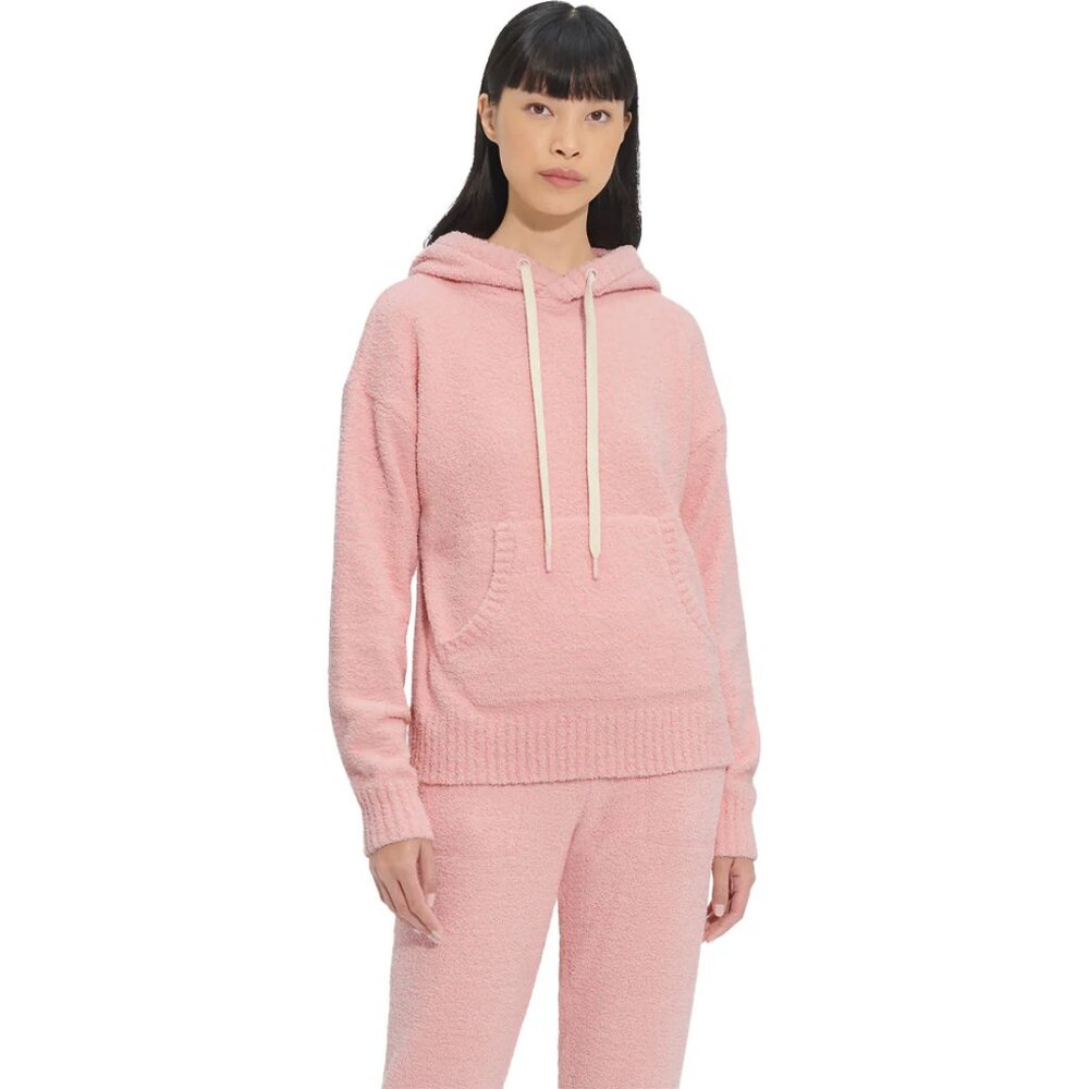 UGG Pink Opal Asala Pullover Hoodie Sweatshirt Sweater Comfy Soft - Size Medium